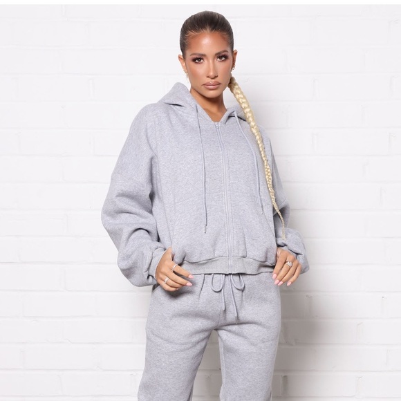 Fashion Nova - Legacy Hoodie - Grey - Picture 3 of 3